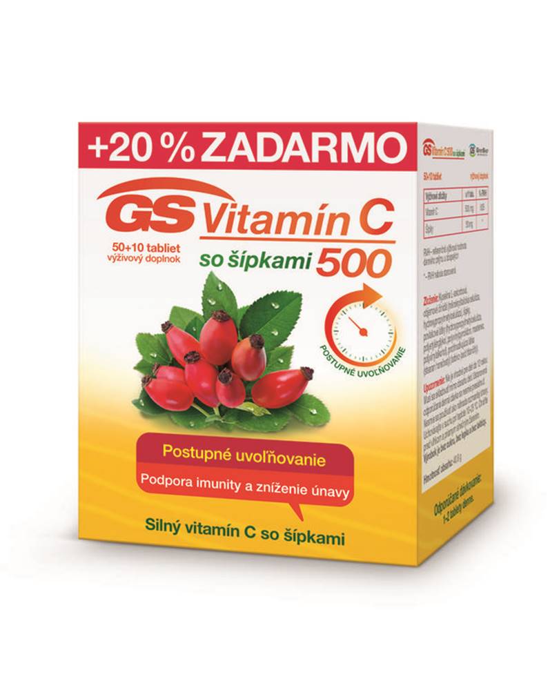 GS GS Vitamín C 500 so šípkami