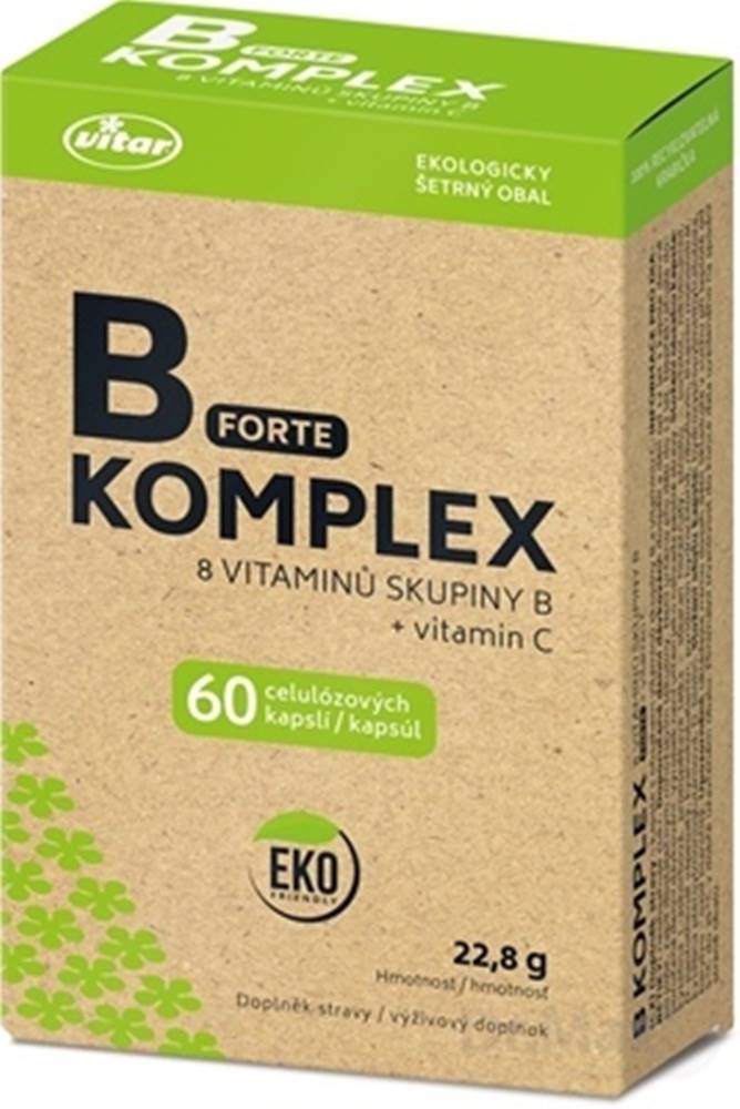 Vitar VITAR B-KOMPLEX FORTE + vitamín C