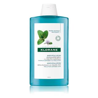 KLORANE Detoxikačný šampón s mätou vodnou pre vlasy vystavené znečistenému ovzdušiu 400 ml