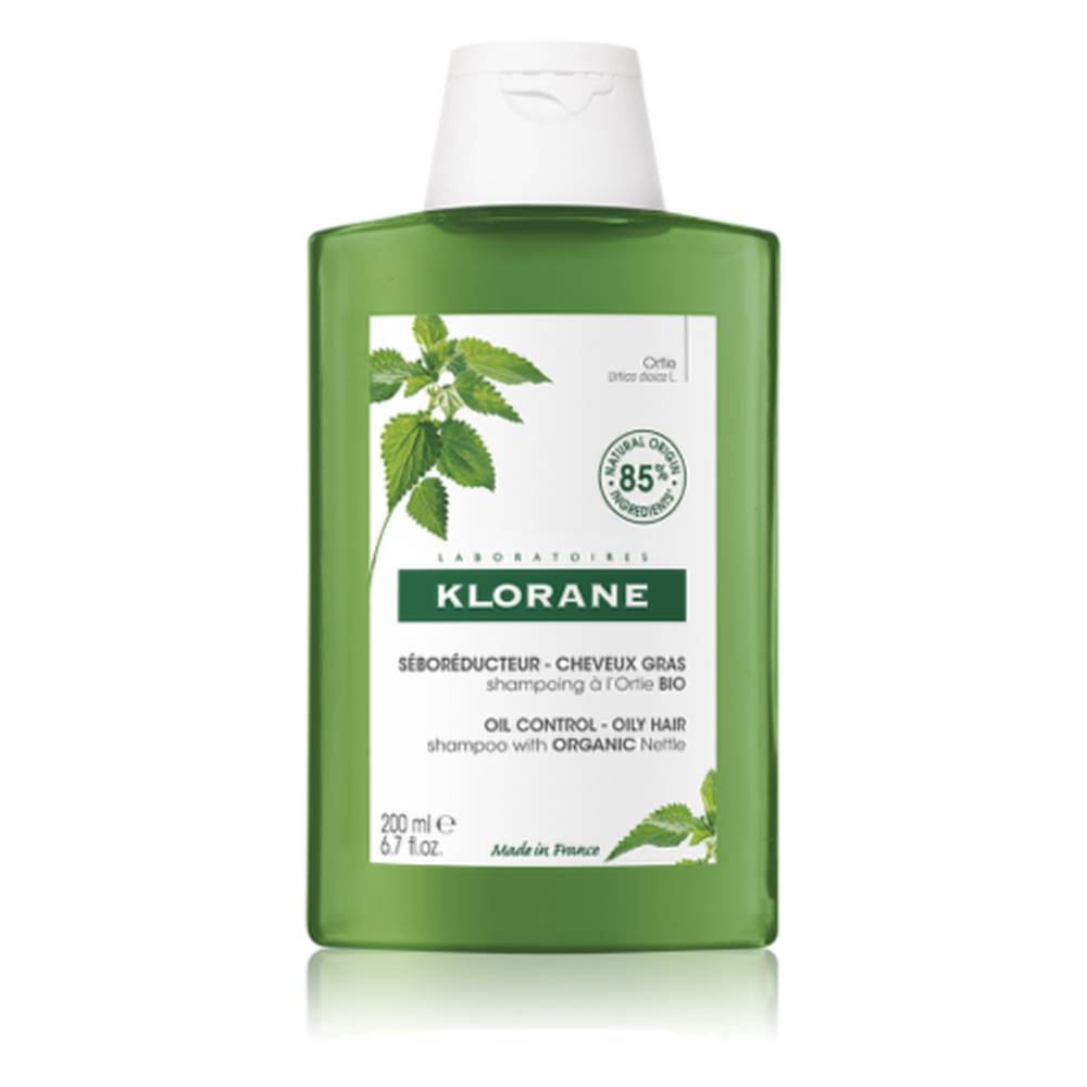 Klorane KLORANE Šampón s BIO žihľavou, znižuje tvorbu mazu, mastné vlasy 200 ml