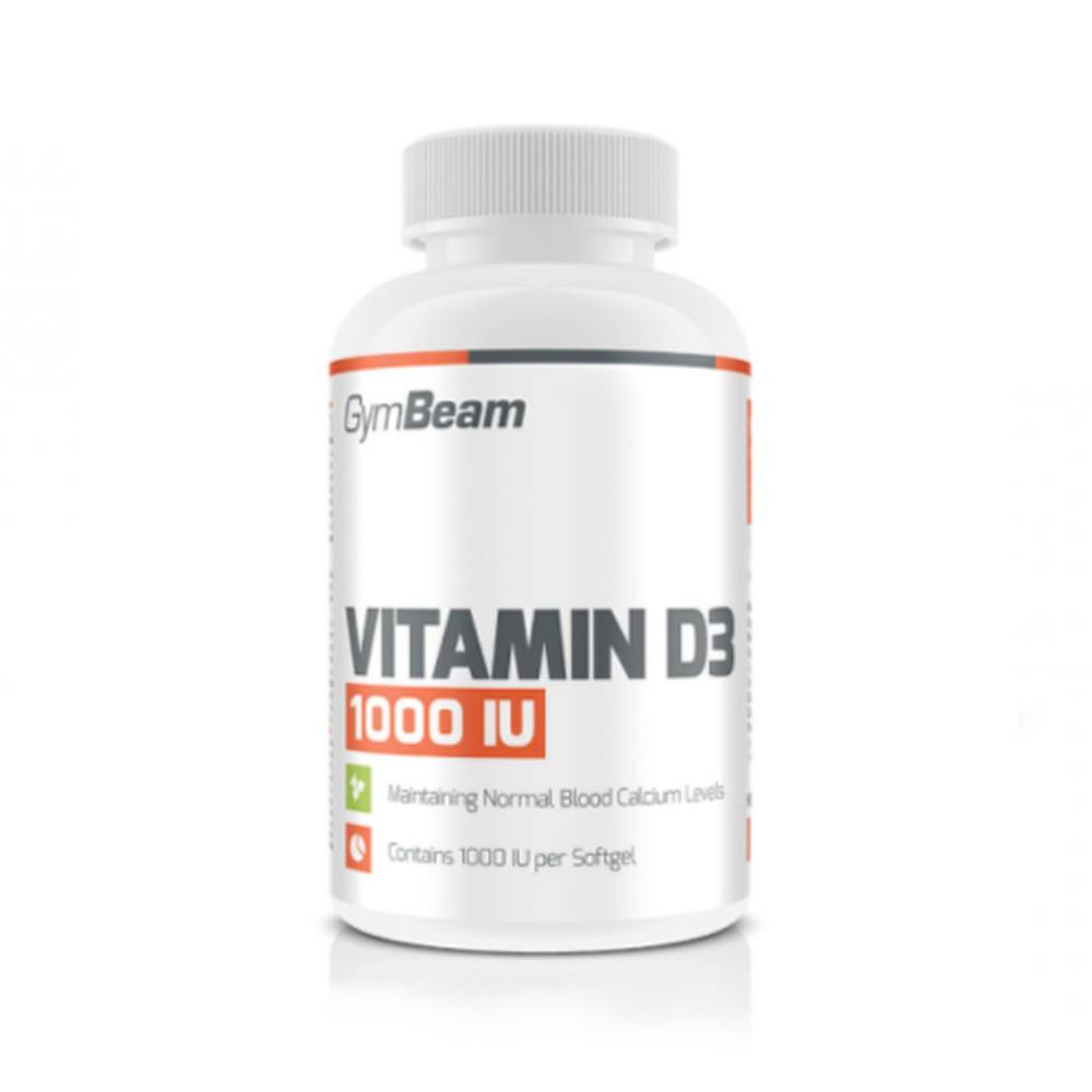 GymBeam GYMBEAM Vitamín D3 1000 IU 120 kapsúl
