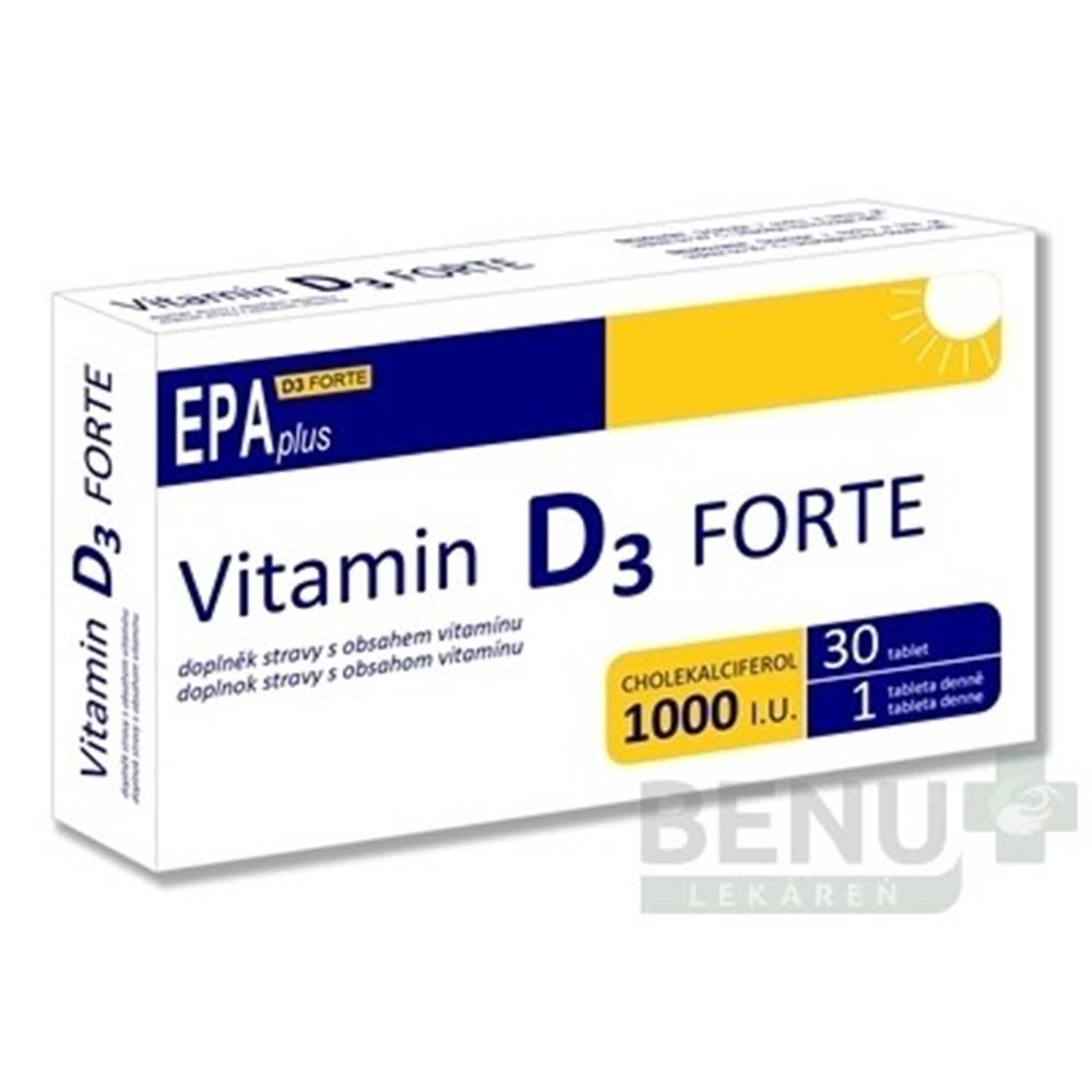 Alfa vita ALFA VITA Vitamin D3 FORTE 1000 I.U. EPAplus tbl 30