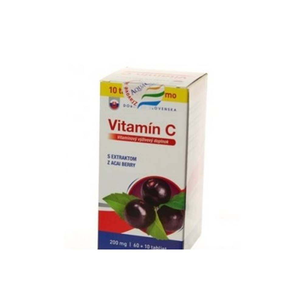 Dobré zo Slovenska Dobré zo Slovenska Vitamín C 200 mg príchuť ACAI tbl 60+10 zadarmo