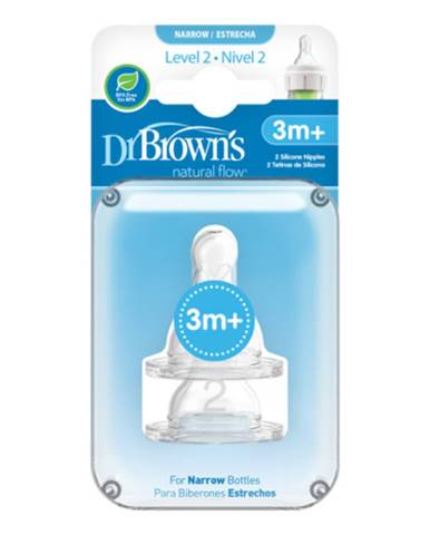 DR. BROWN´S Cumlíky options+ narrow level-2 2 kusy