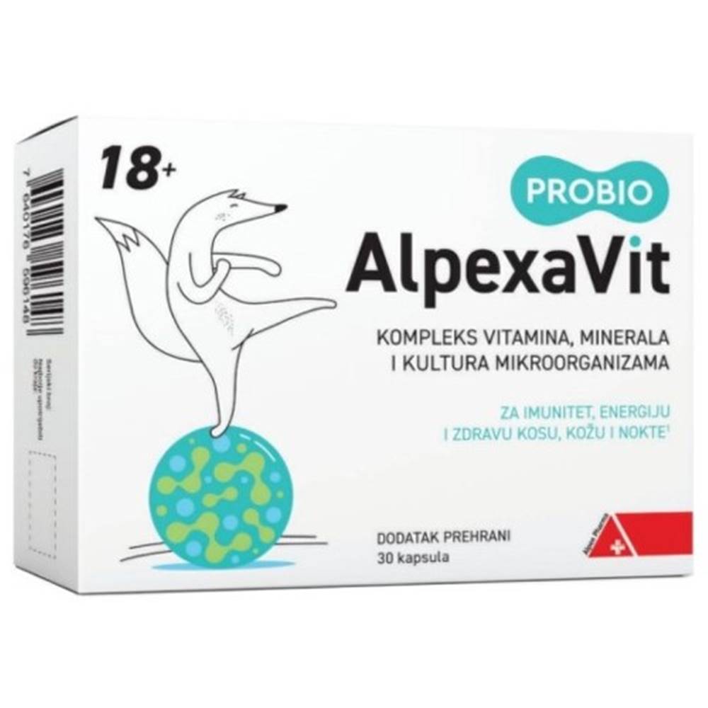 AlpexaVit ALPEXAVIT Probio 18+ 30 kapsúl