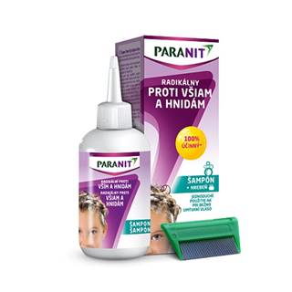 Omega Pharma Paranit šampón 100 ml + hrebeň darčeková sada