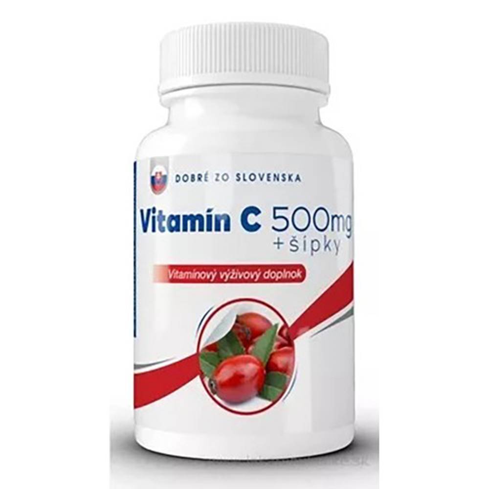 Dobré z SK DOBRÉ ZO SLOVENSKA Vitamín C 500 mg + šípky 100 tabliet