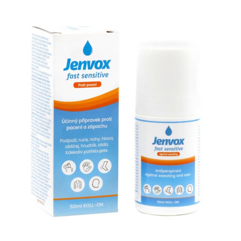 Jenvox JENVOX Fast sensitive Proti poteniu roll-on antiperspirant 50 ml