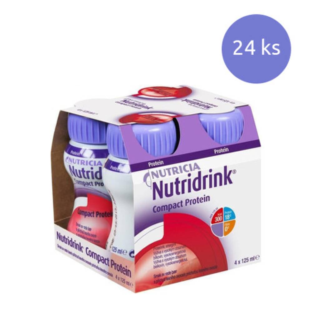 Nutridrink NUTRIDRINK Compact protein s príchuťou lesného ovocia 24 x 125 ml