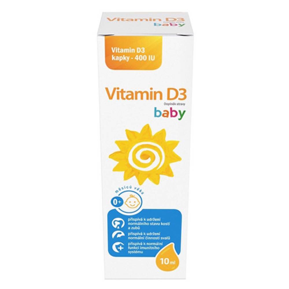 SIROWA SIROWA Vitamín D3 baby kvapky 400 IU 10 ml