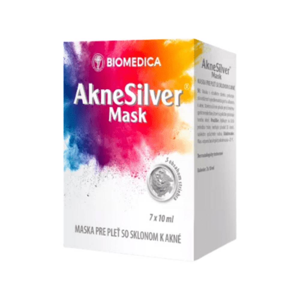 Biomedica BIOMEDICA Aknesilver mask maska pre pleť so sklonom k akné 70 ml