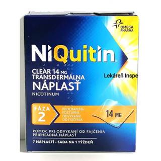 NiQuitin Clear 14 mg emp.tdm.7 x 14 mg