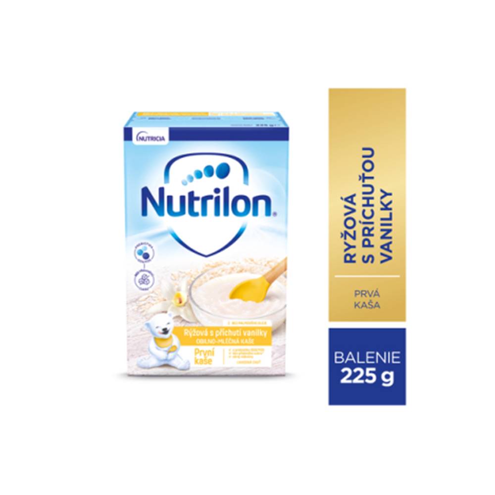 Nutricia a.s. Nutrilon Pronutra Prvá mliečna kaša ryžová s príchuťou vanilky od uk. 4. mesiaca 225 g