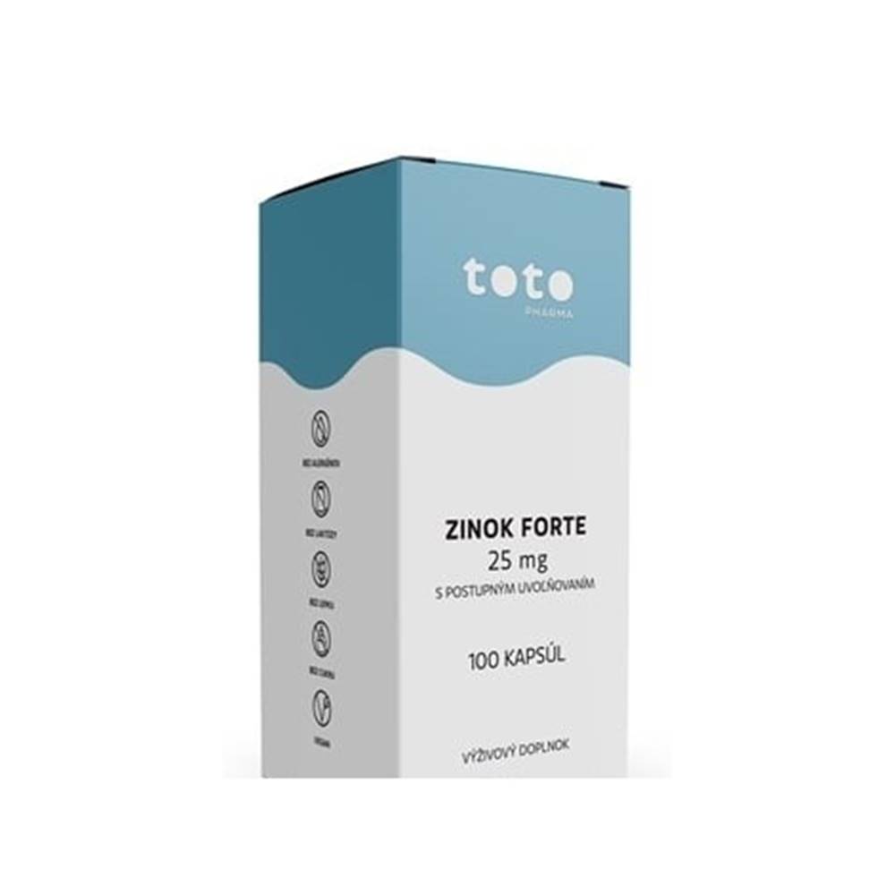 TOTO Pharma s.r.o. Toto ZIinok Forte 25 mg s postupným uvoľňovaním 100 kapsúl