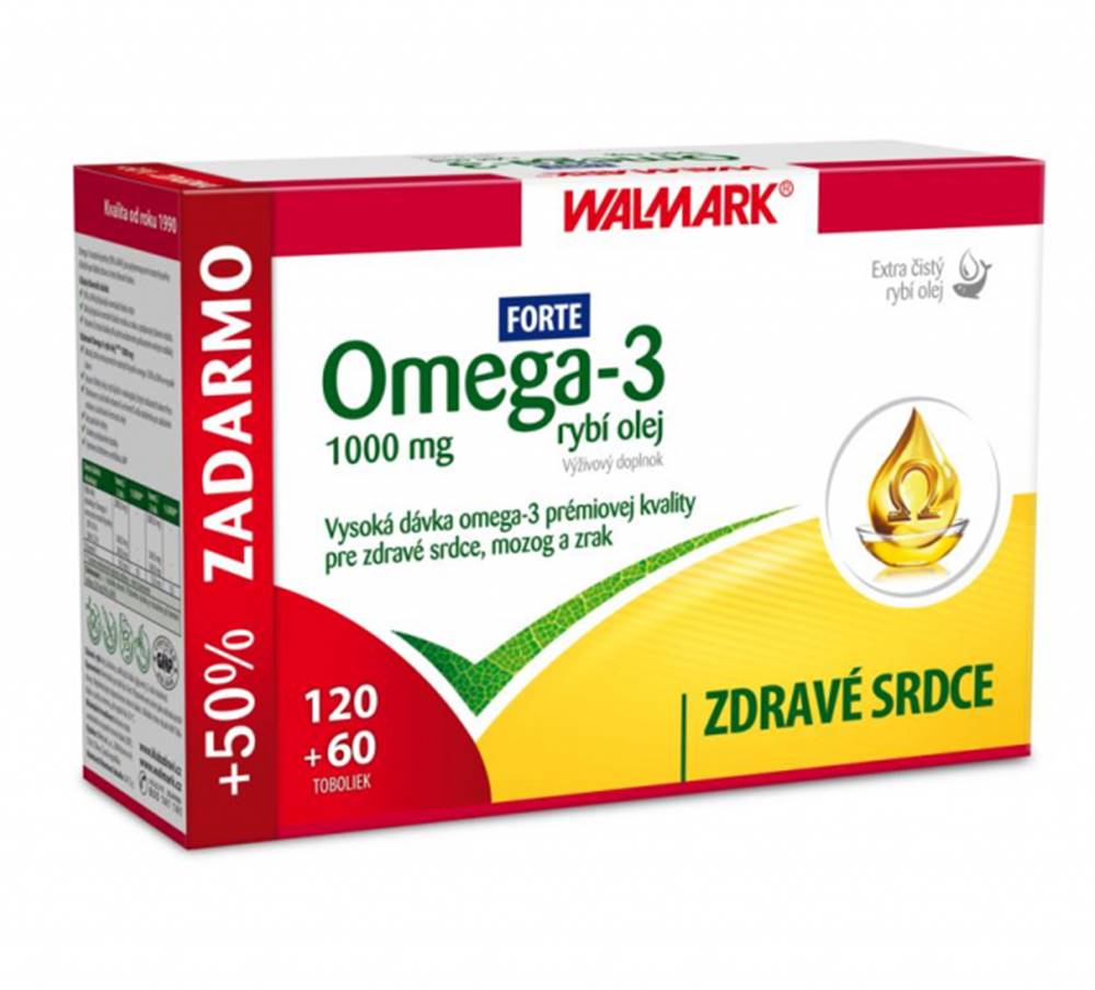 Walmark WALMARK Omega 3 rybí olej FORTE