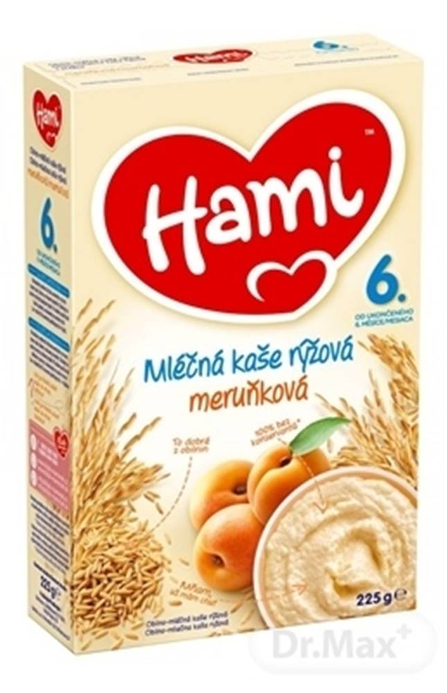 Hami Hami mliečna kaša ryžová marhuľová
