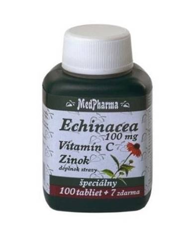 MEDPHARMA Echinacea 100 mg, vitamín C, zinok 100 + 7 tabliet ZADARMO