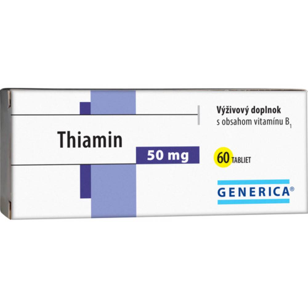 Generica GENERICA Thiamin 50 mg 60 tabliet