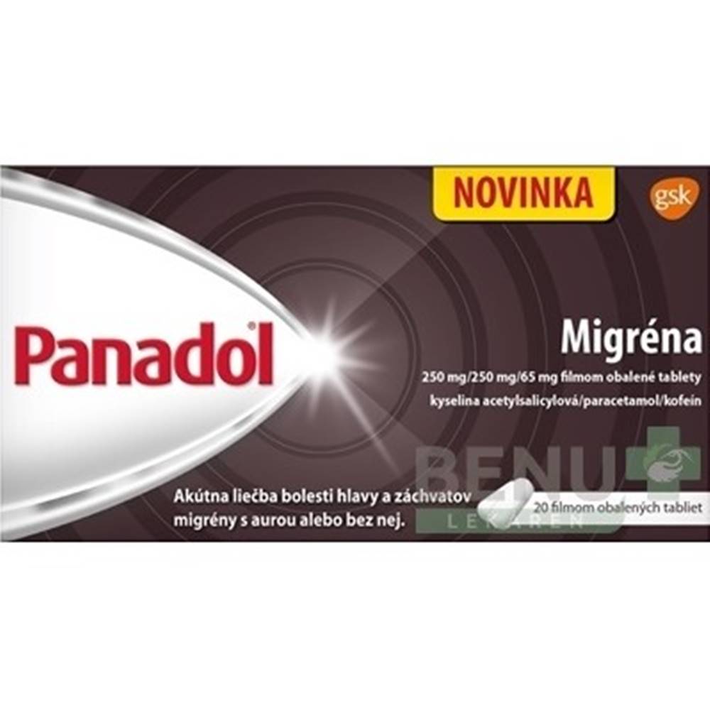 PANADOL Migréna 250 mg 20 t...