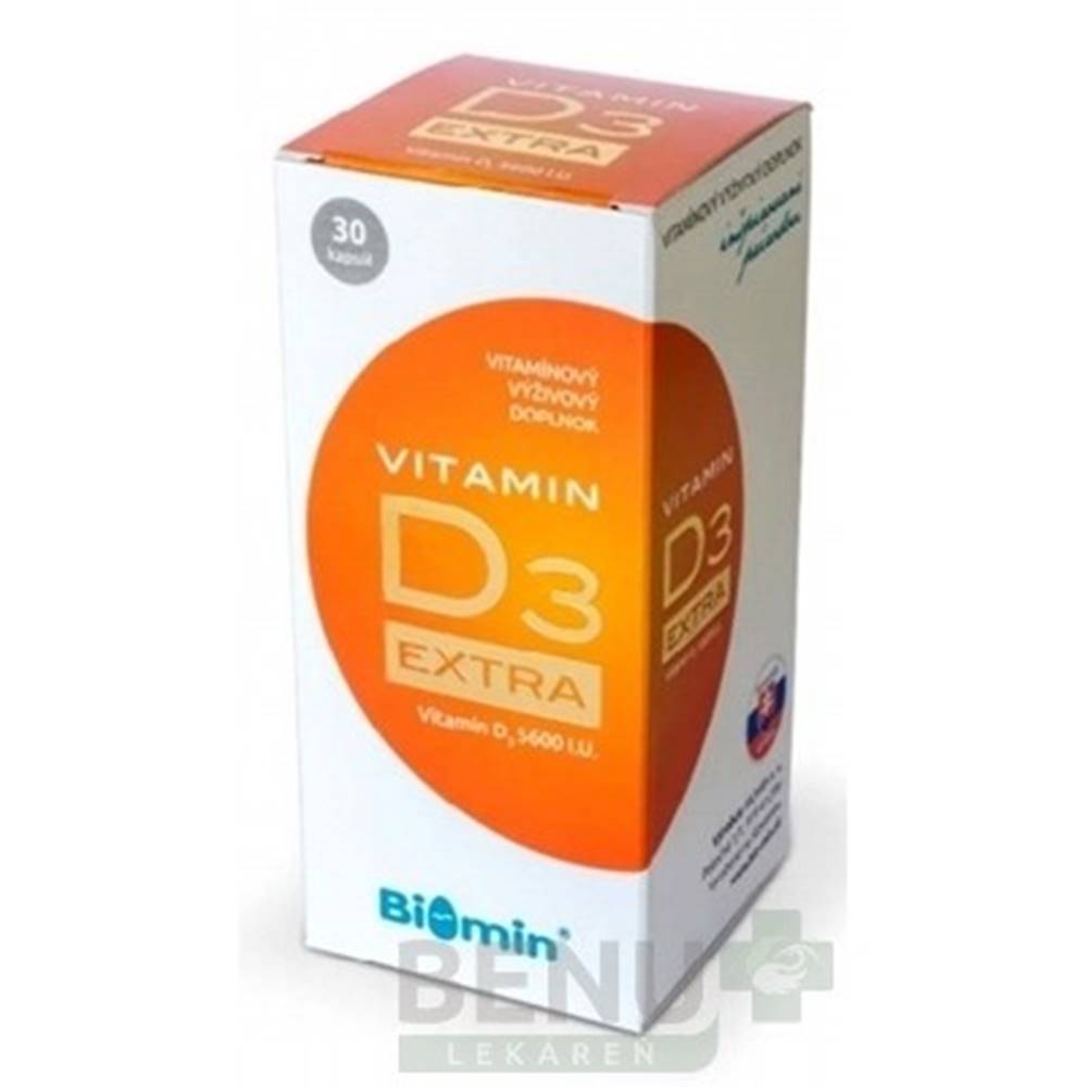 Biomin BIOMIN Vitamín D3 extra 30 kapsúl