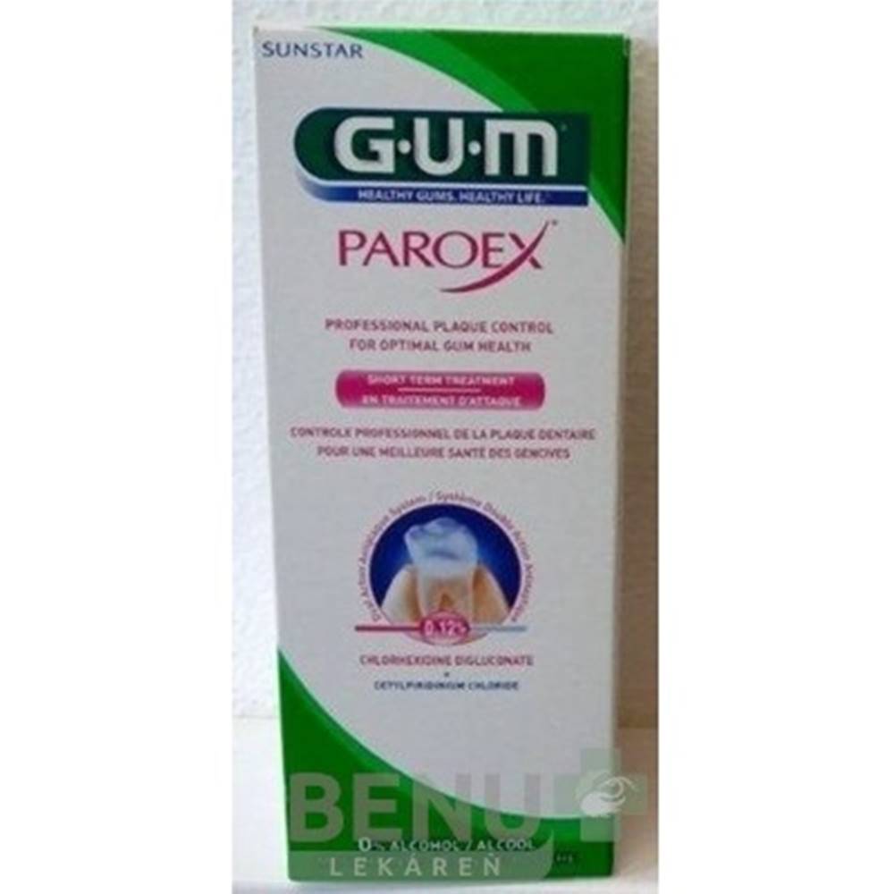GUM GUM PAROEX CHX 0,12 % ústna voda 300 ml