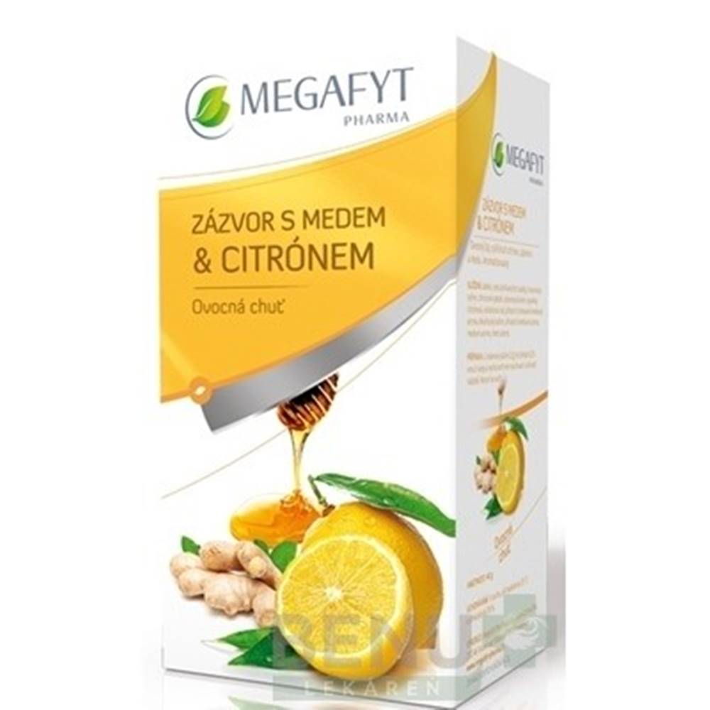 Megafyt-R, s. r. o., Vrane nad Vltavou MEGAFYT Zázvor s medom a citrónom 20 x 2 g
