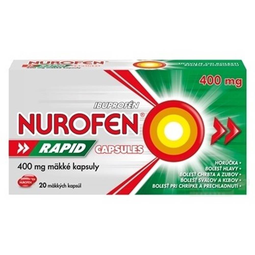 NUROFEN NUROFEN Rapid 400 mg 20 kapsúl