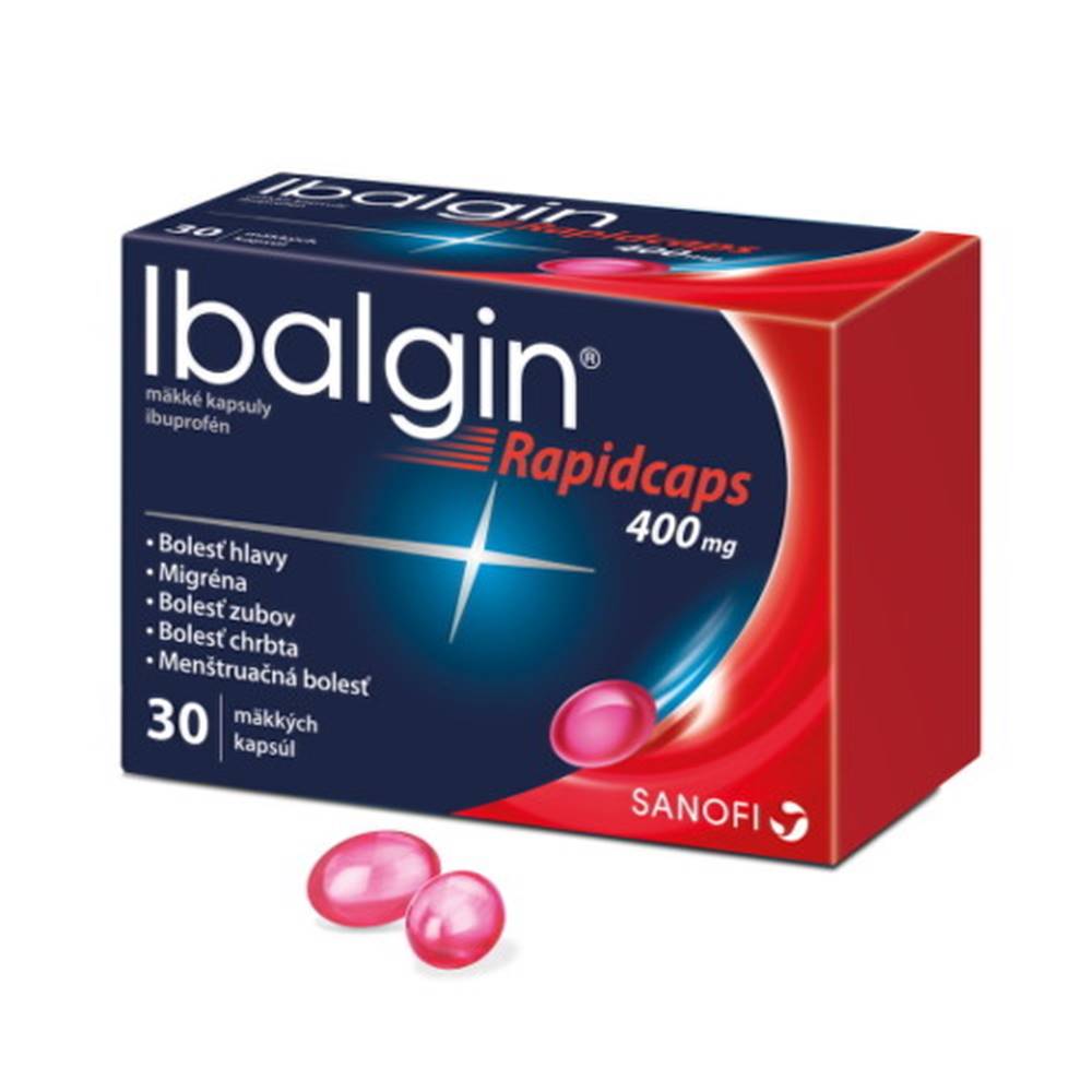 IBALGIN IBALGIN Rapidcaps 400 mg 30 kapsúl