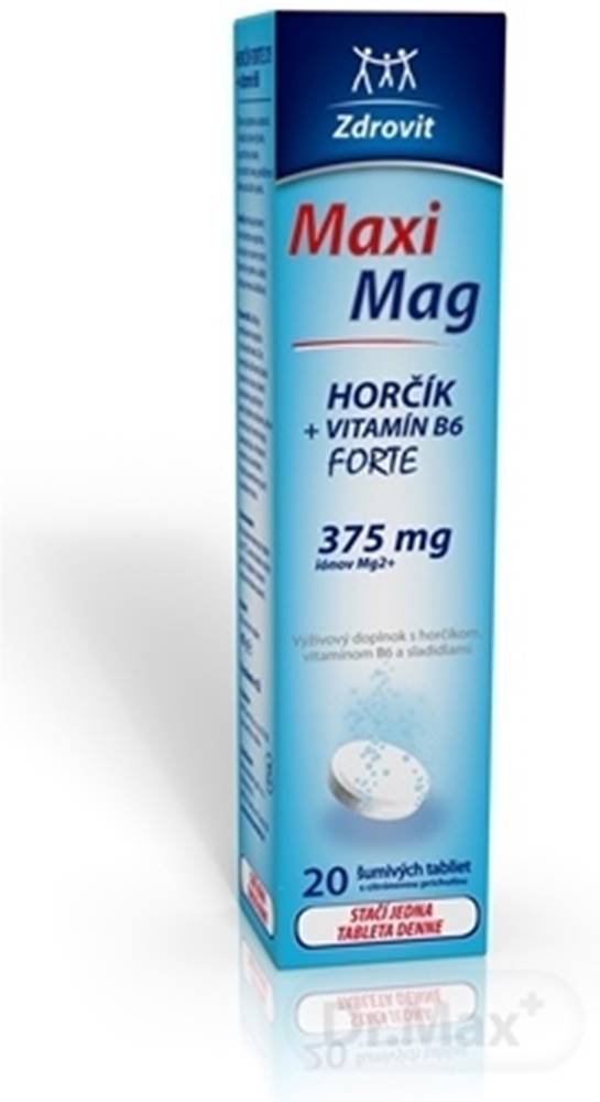 Zdrovit Zdrovit MaxiMag HORČÍK FORTE (375 mg) + VITAMÍN B6