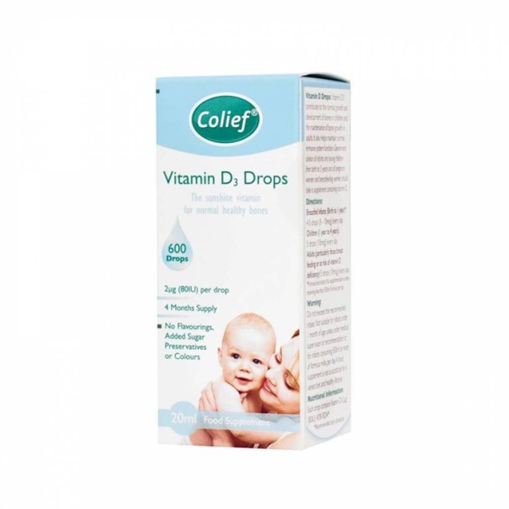 Colief Colief Vitamín D3 kvapky pre deti