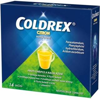 Coldrex Horúci nápoj citrón 14 vrecúšok