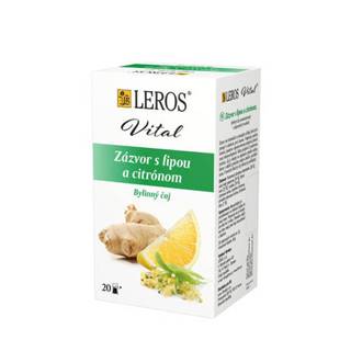 LEROS Zázvor s lipou a citrónom bylinný čaj 20x2 g (40 g)