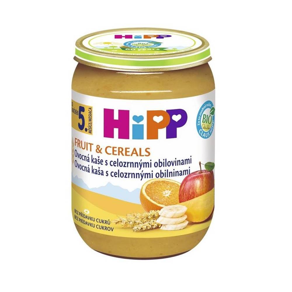 HiPP HiPP BIO Ovocná kaša s celozrnnými obilninami od uk. 5. mesiaca