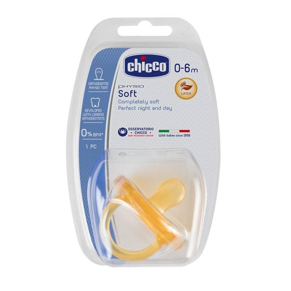 Chicco Cumlík celokaučukový Physio Soft 0-6m+